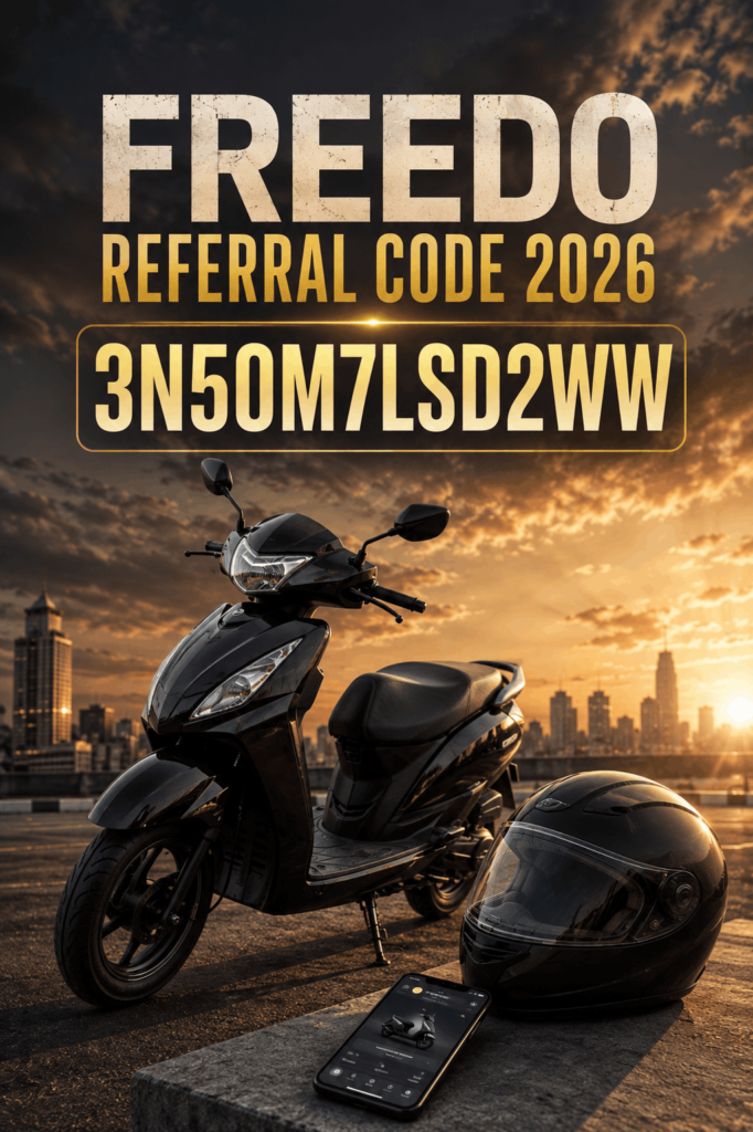 Where do i enter freedo referral code 